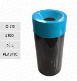 Plast Kancelářský 60 L Čierne