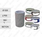 betón Popolnice betónový 100+ L hnedý
