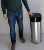Nehrdzavejúca oceľ Koše na smeti 60l 60 L Brúsený