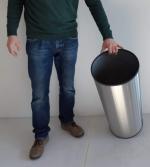 Nehrdzavejúca oceľ Nerezový odpadové nádoby 60 L Brúsený Nehrdzavejúca oceľ Nerezový odpadové nádoby 60 L Brúsený