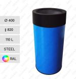 Oceľ Koše na smeti Otvorený 110 L Požadovaný RAL podľa farby