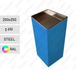 Oceľ Zelená nádoby na smeti  Požadovaný RAL podľa farby