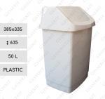 Plast Koše na smeti do kuchyne 50 L Biely