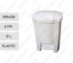 Plast Nádoba na smeti do kuchyne 12 L Biely