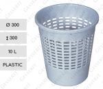 Plast Odpadkové koše plastový 10 L sivá