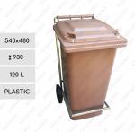 Plast Popolnica 120 L hnedý