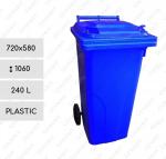 Plast Popolnica 240 L Modrý