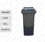 Plast Popolnica 80 L sivá