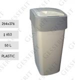 Plast Smetný kôš 50l 50 L sivá